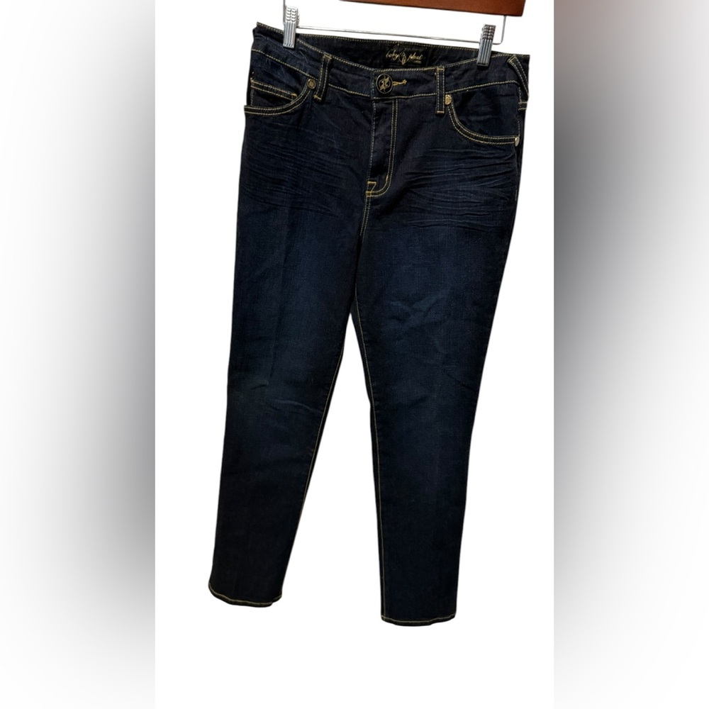 Baby Phat Dark Blue Straight Leg Jeans
